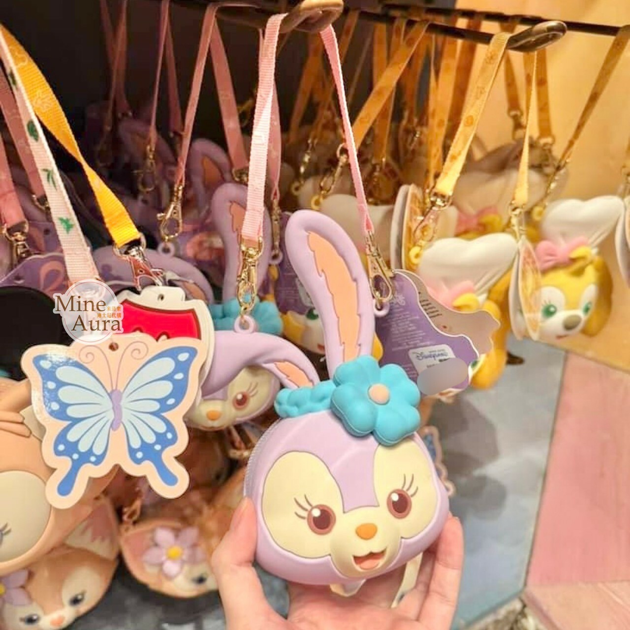 史黛拉露 星黛露 StellaLou 矽膠 大頭造型 手提 糖果盒 收納袋 -香港迪士尼樂園