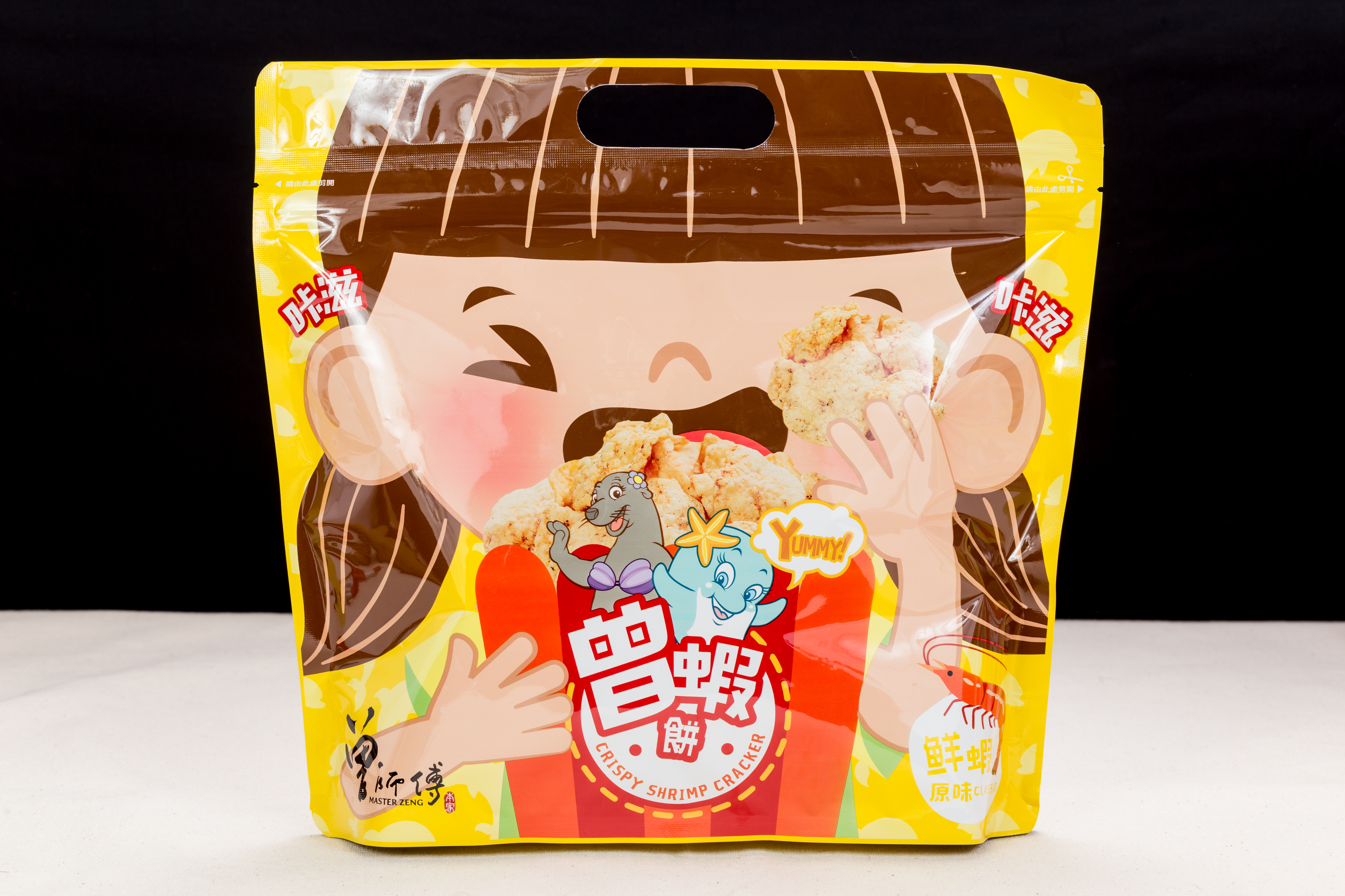 香酥脆曾蝦餅135g｜(原味/海苔)兩種口味｜常溫