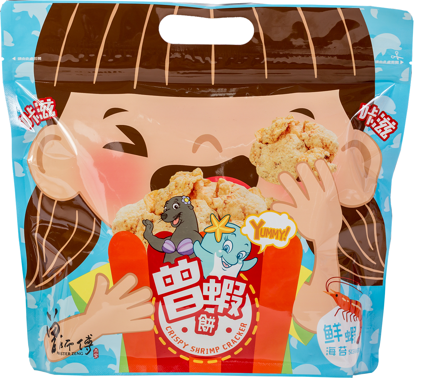 香酥脆曾蝦餅135g｜(原味/海苔)兩種口味｜常溫