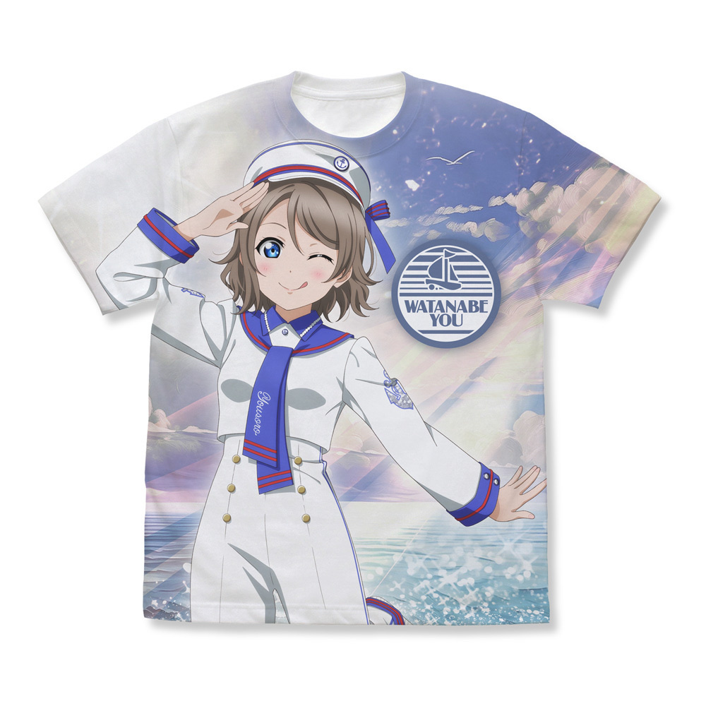 Cospa 1111 描き下ろし 渡辺 曜 フルグラフィックTシャツ ソロコンサートver. [ラブライブ！サンシャイン!!]