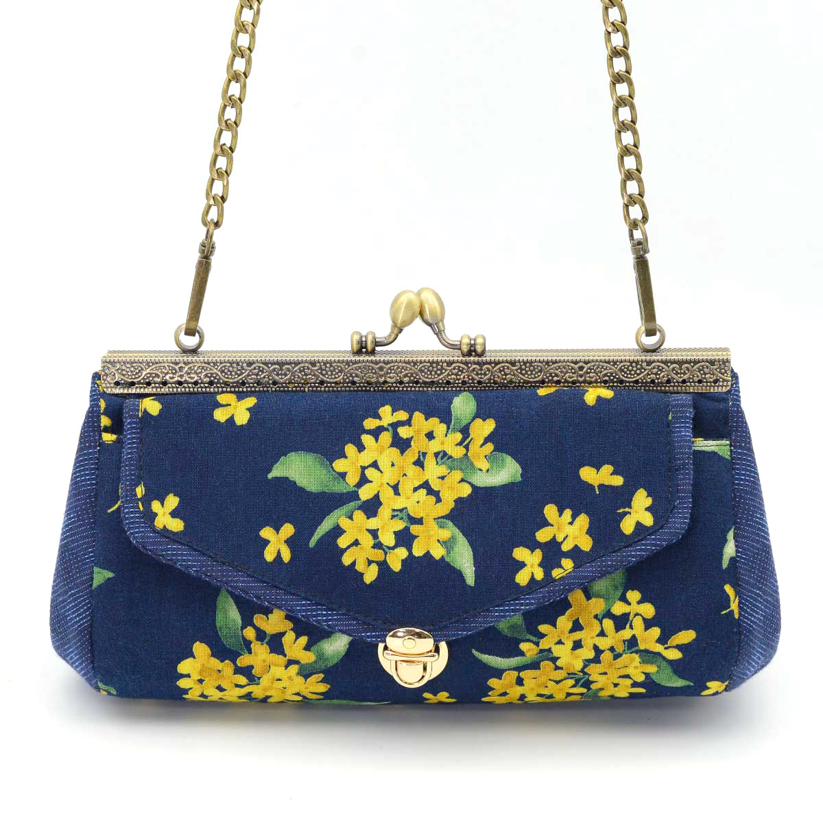 20公分駁腳口金/個【贈20cm駁腳口金蓋子口袋側背包紙型】