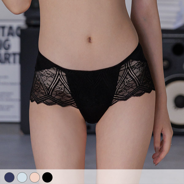 峰迷電波中低腰平口褲