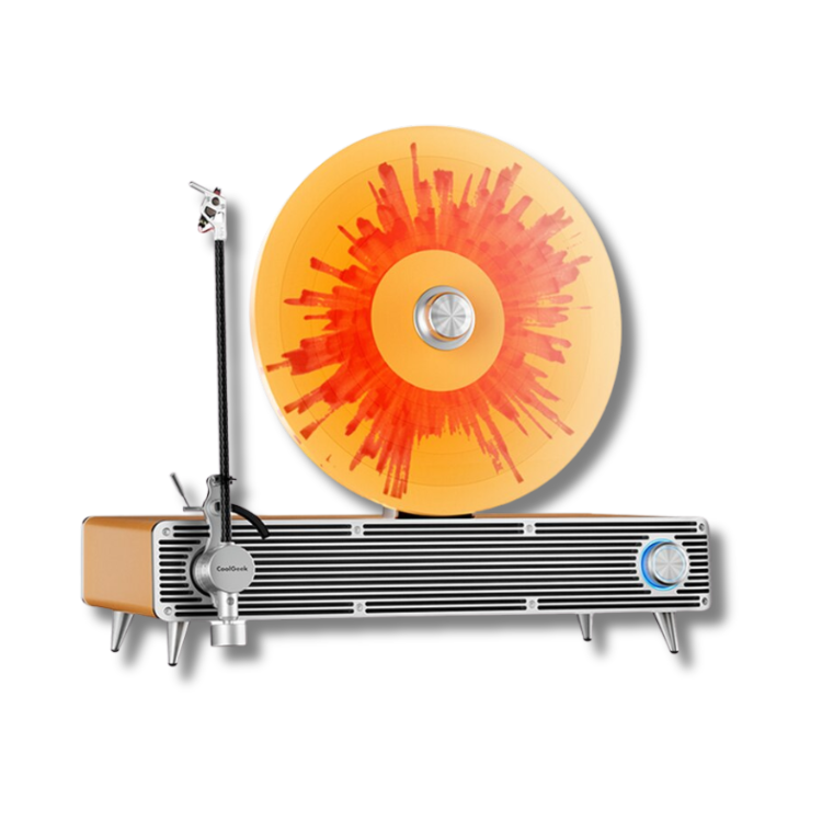 CoolGeek VS-01 直立一體式黑膠唱盤播放器