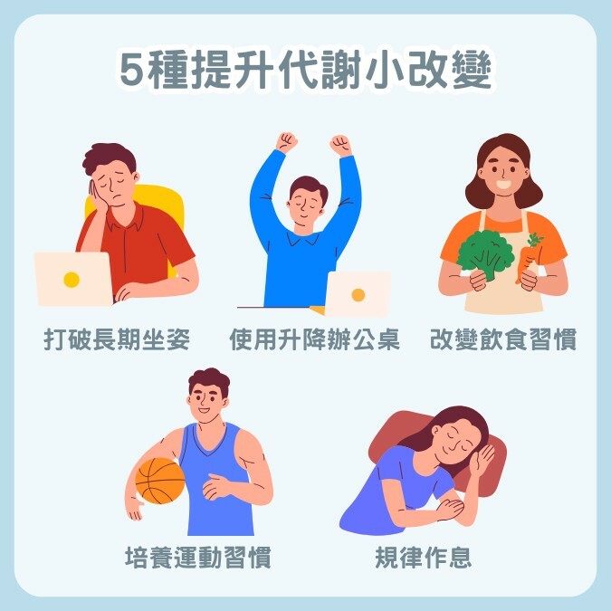 代謝變慢該怎麼改善？這5種小改變超有效