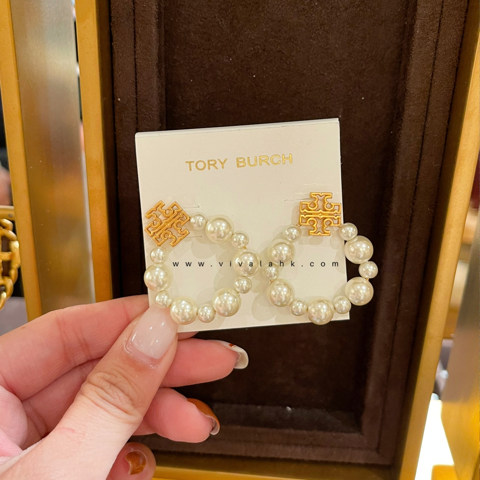 Tory Burch - Britten 珍珠耳環 (86972)