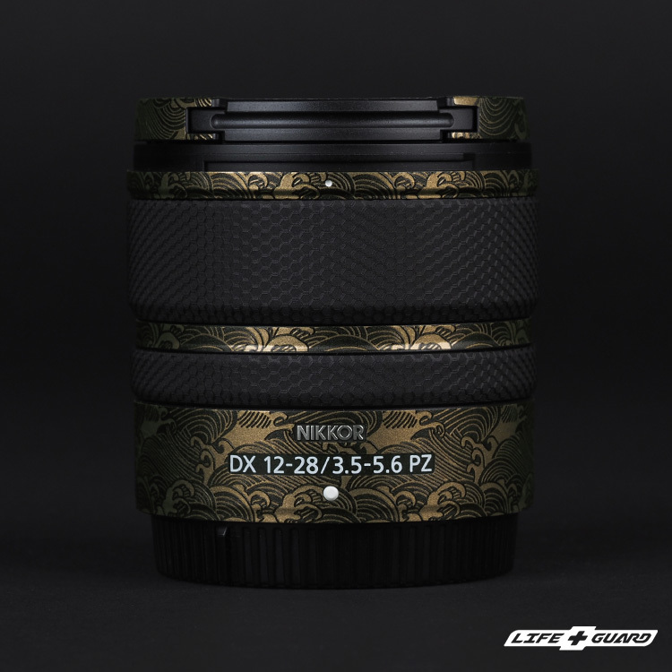LIFE+GUARD 鏡頭貼膜安裝示意，適用Nikon Z DX 12-28mm F3.5-5.6
