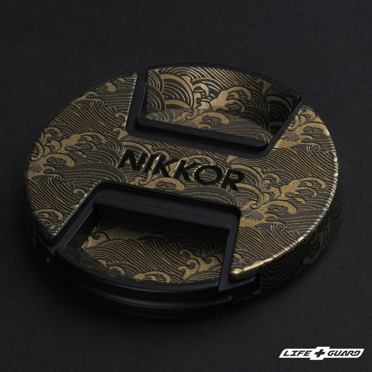 海浪金貼膜質感特寫，LIFE+GUARD 設計風格