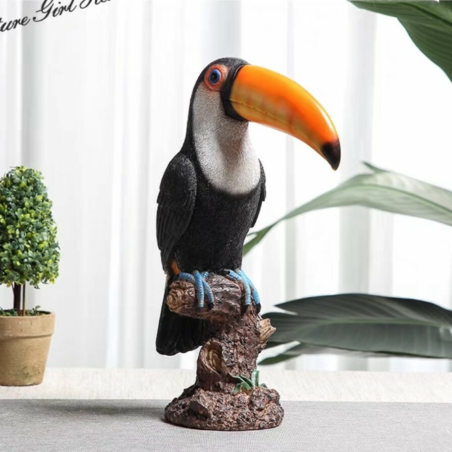 美式風格大嘴鳥擺飾
