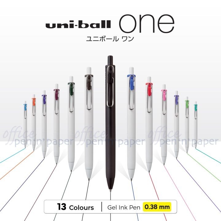 Uni 三菱 uni-ball One 濃色原子筆 0.38mm UMN-S-38- 增強記憶力