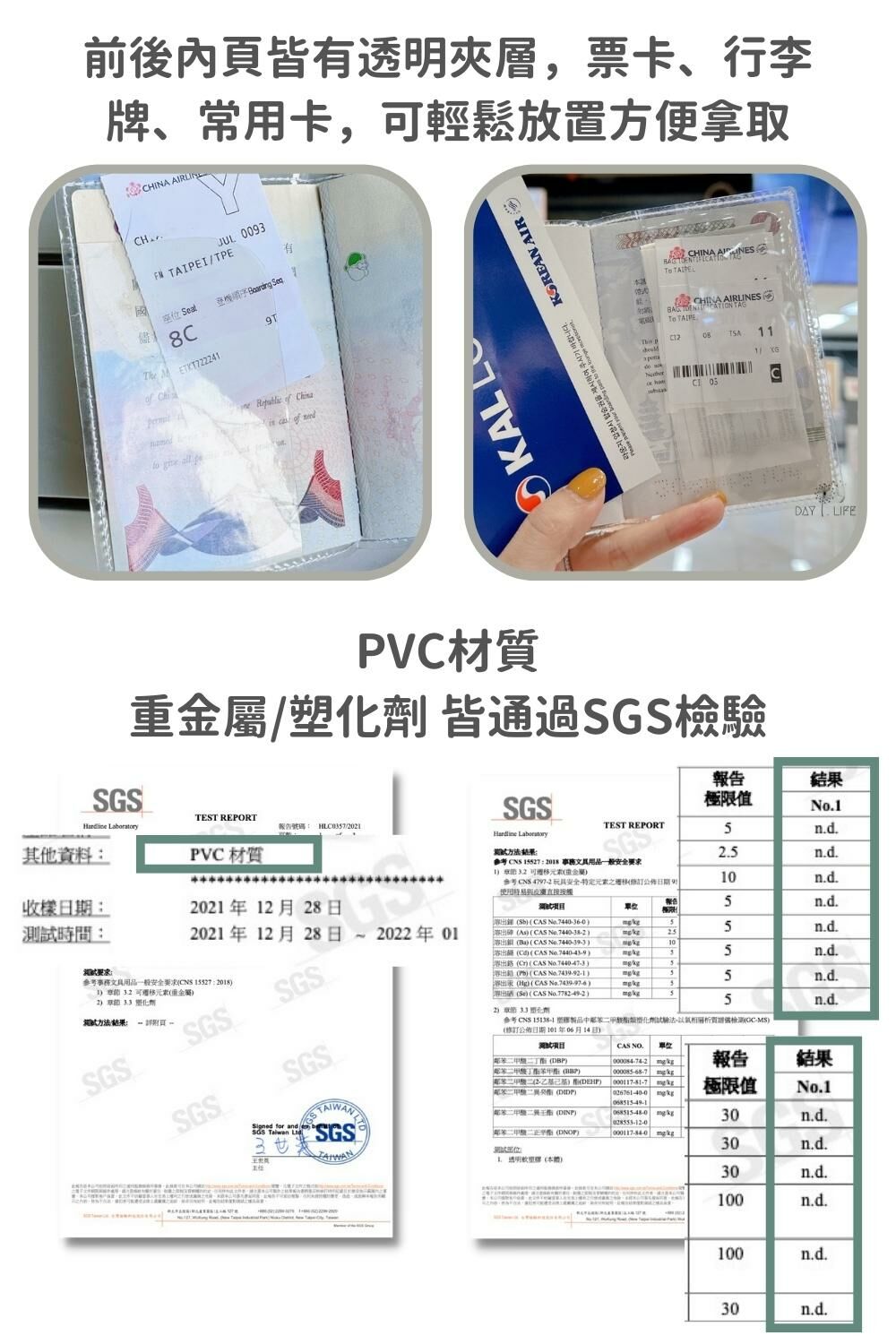 護照保護套_高清PVC透明_過海關免拆