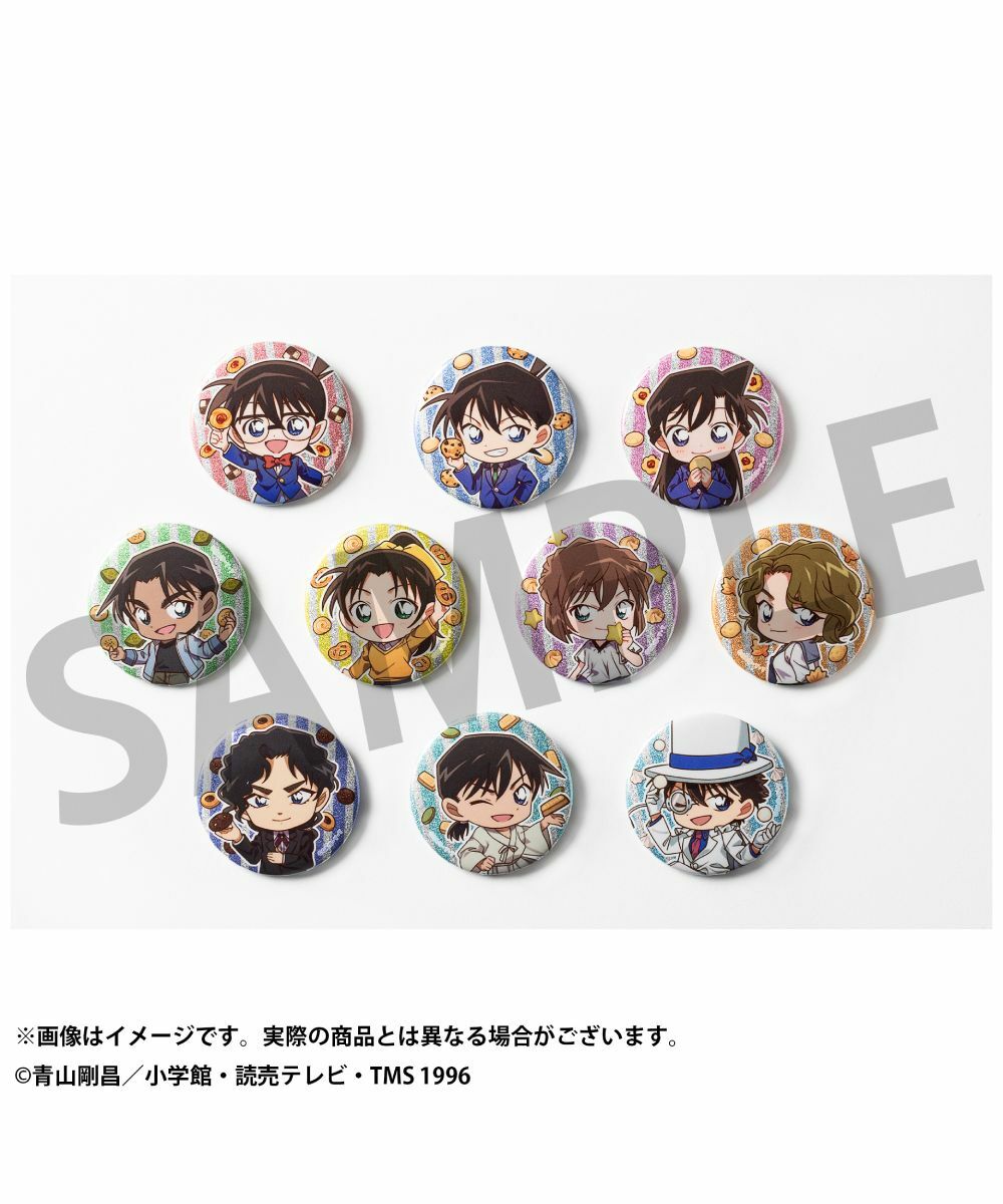 預購-「名偵探柯南」 閃亮亮徽章收藏組 餅乾ver. BOX販售【日本進口精品】