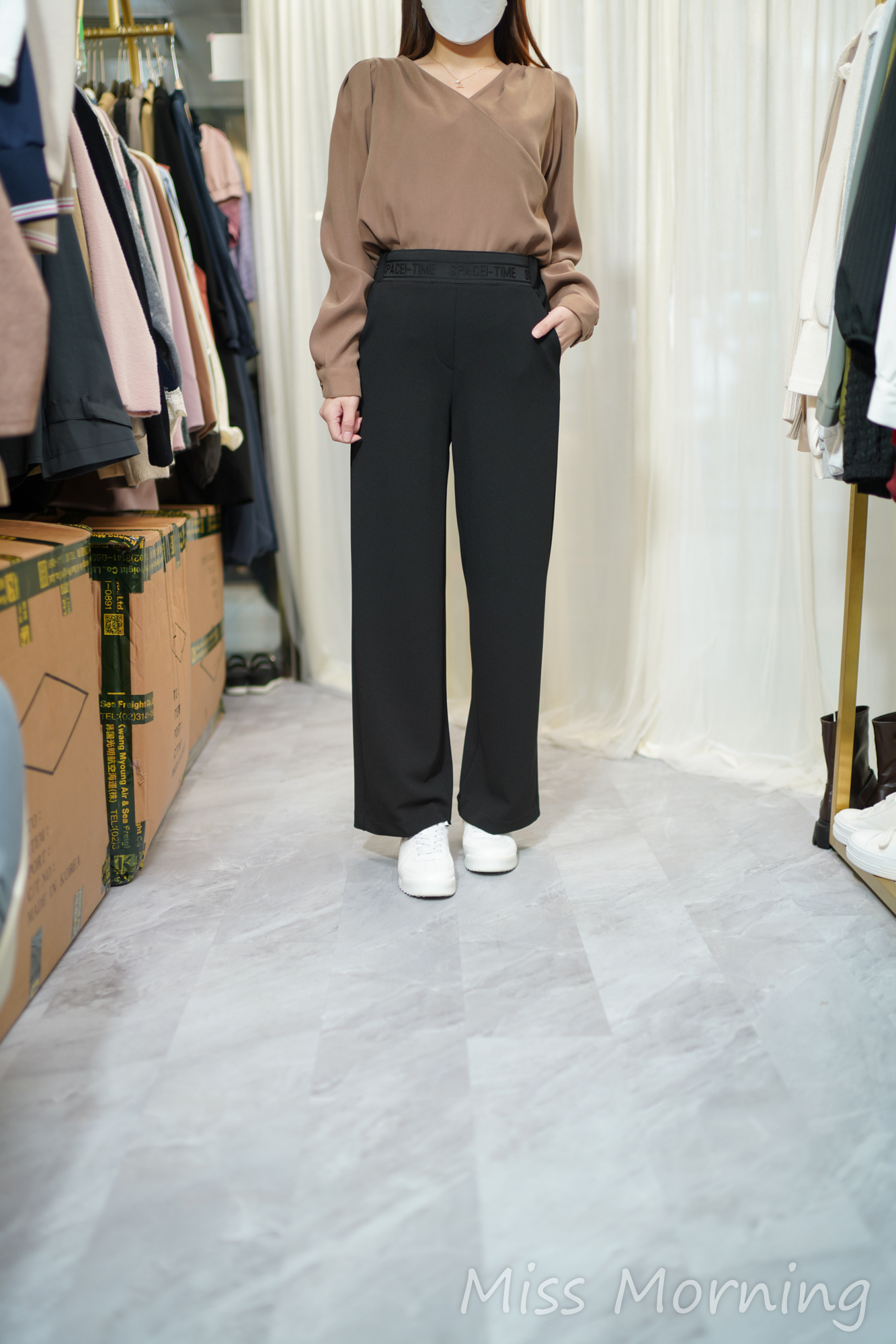 V領薄絨上衣(14250)