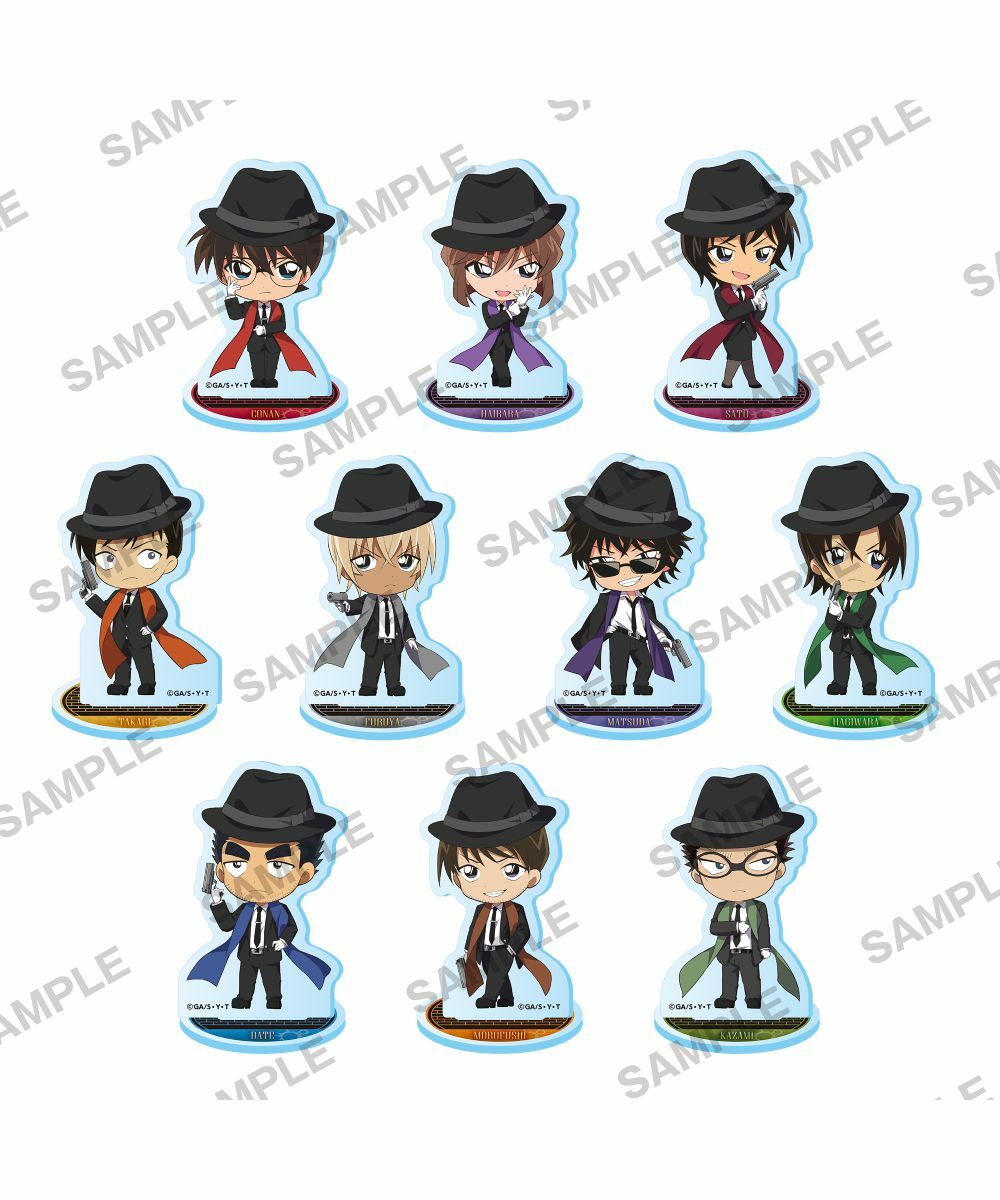 預購-「名偵探柯南」 Niitengo壓克力立牌收藏組 舊西裝ver. BOX販售【日本進口精品】
