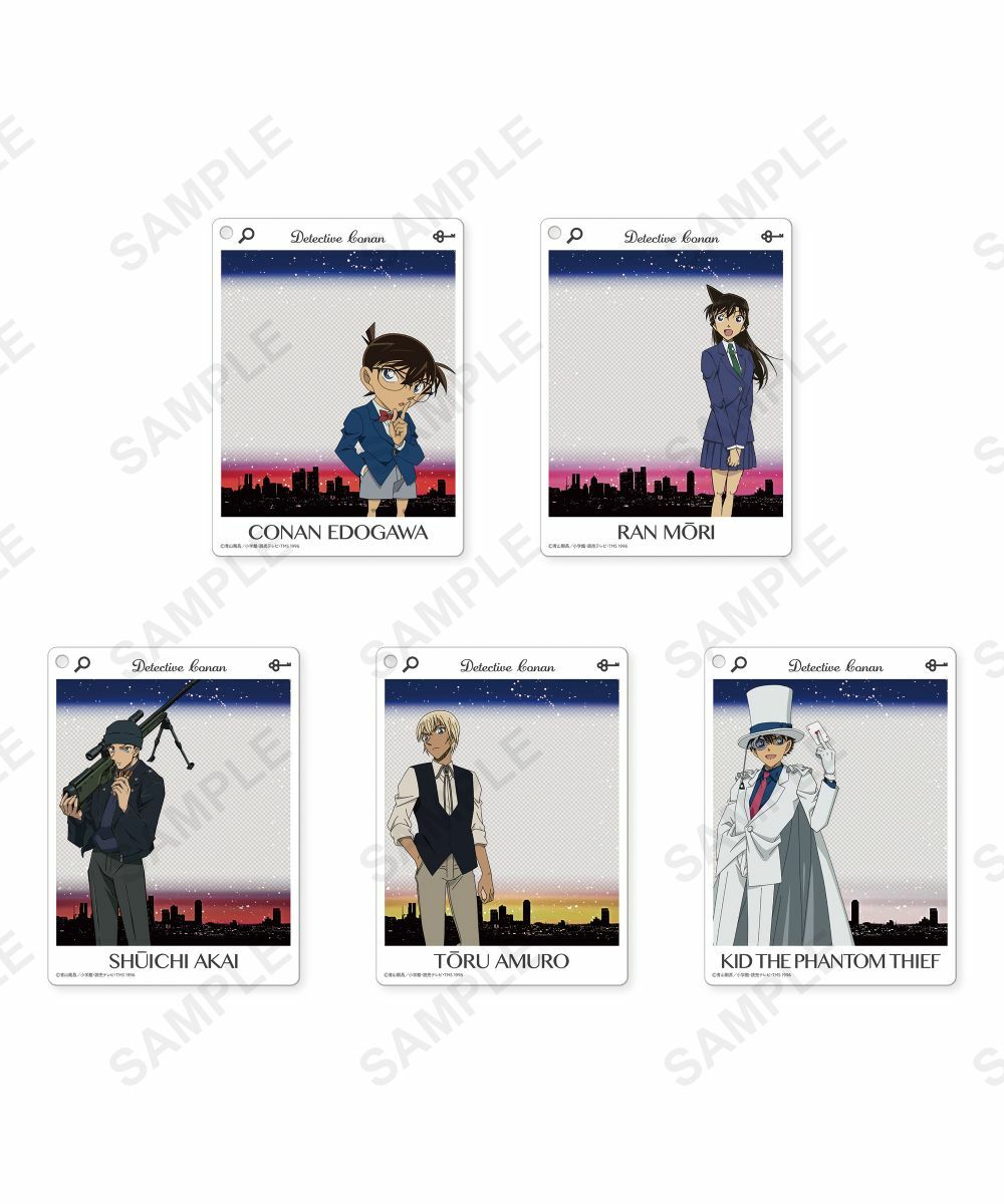 預購-「名偵探柯南」 透卡造型壓克力鑰匙圈 夜景ver. 系列【日本進口精品】