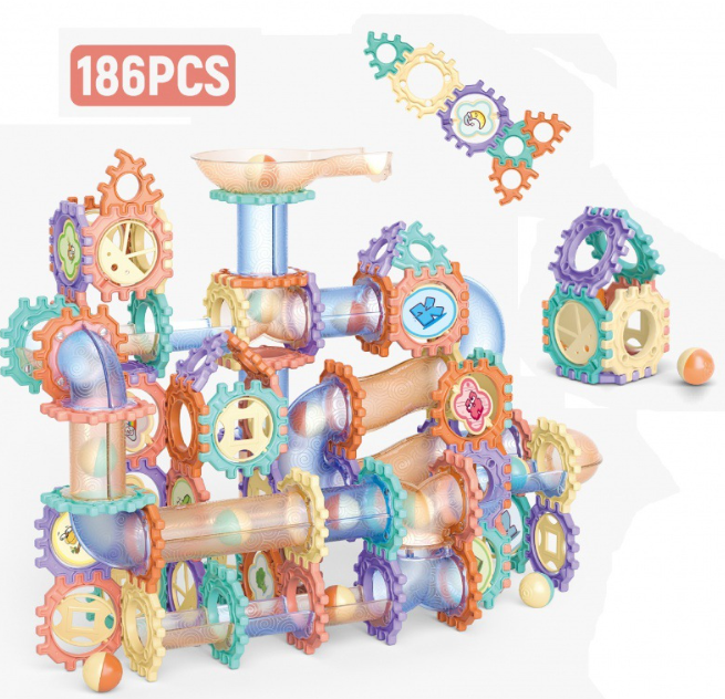 儿童百变滚珠轨道（186颗）