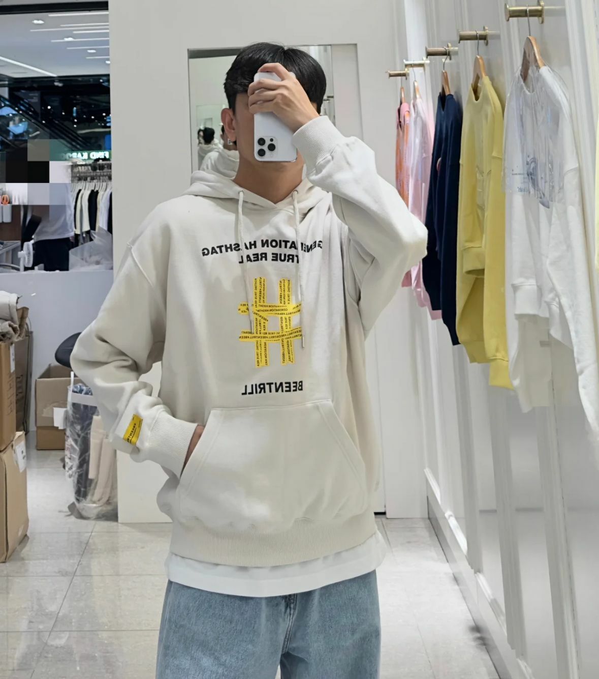 【預購】韓國 BEENTRILL G1030201 男女同款長袖上衣