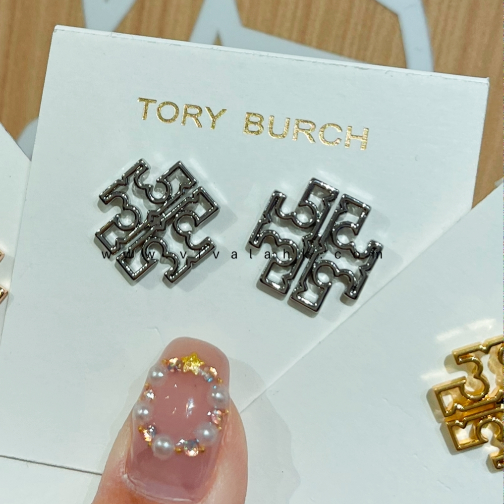 Tory Burch - Britten Logo 耳環 80248