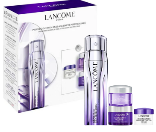 LANCOME 蘭蔻三管三重緊緻煥白套盒（三重精華 50ML+眼霜5ML+雪花霜15ML+晚霜15ML）