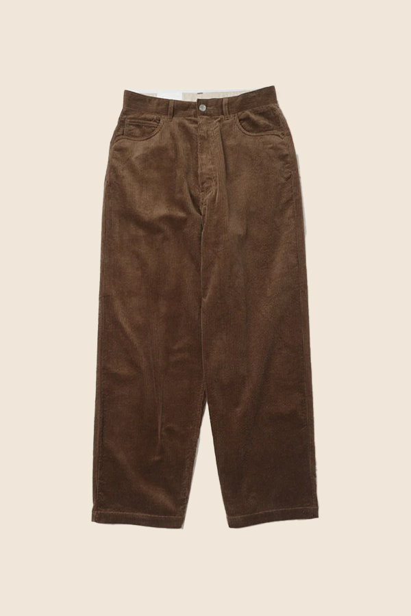 FARAH -  BUGGY 燈芯絨休閒長褲 （棕色）