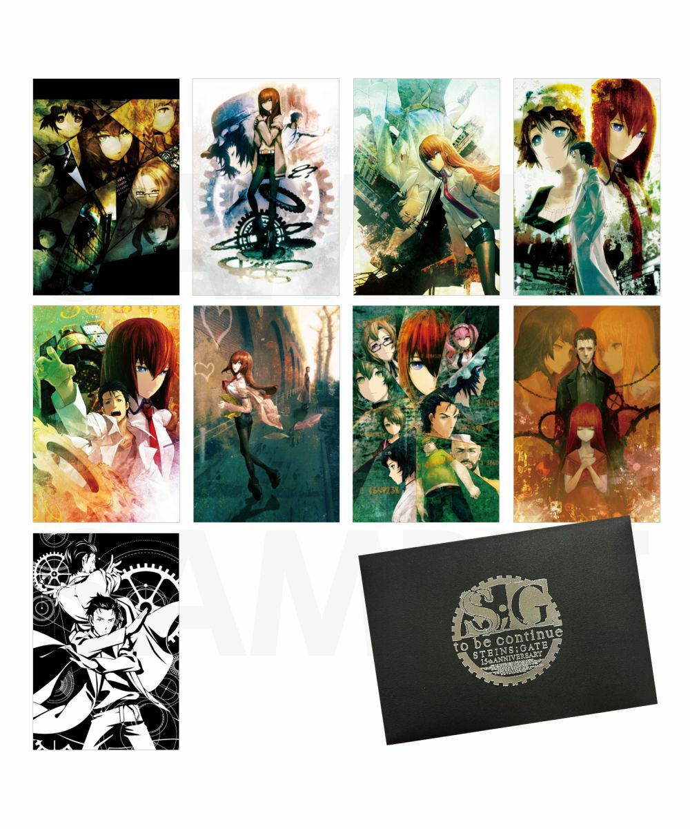 預購-【命運石之門 15th】 明信片套組【日本進口精品】