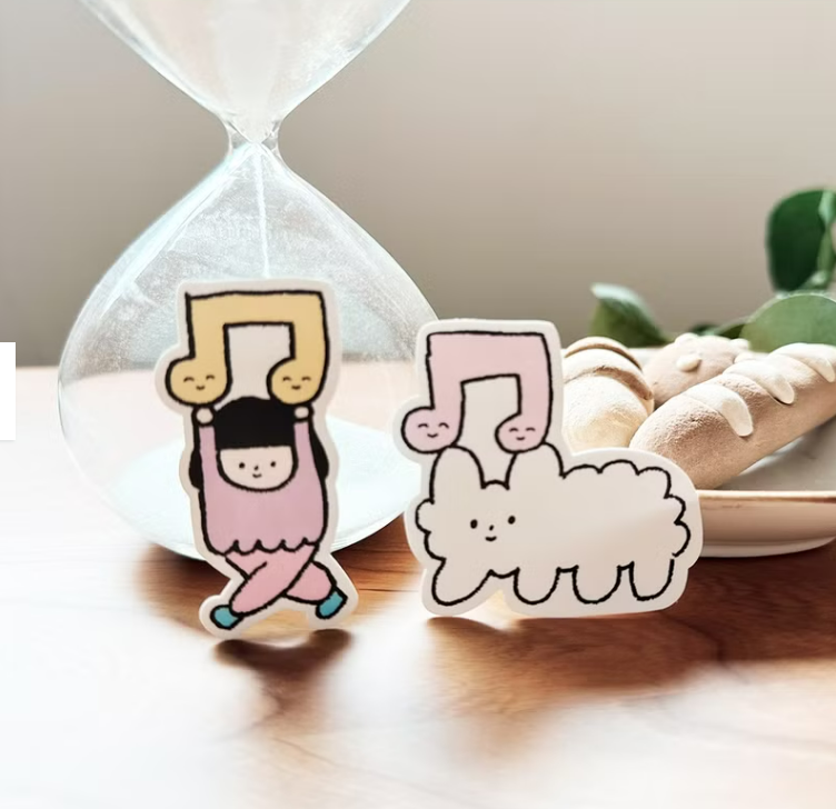 YOHAND Waterproof medium stickers celebrate