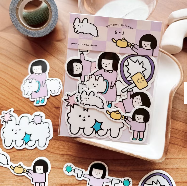 YOHAND Waterproof medium stickers play
