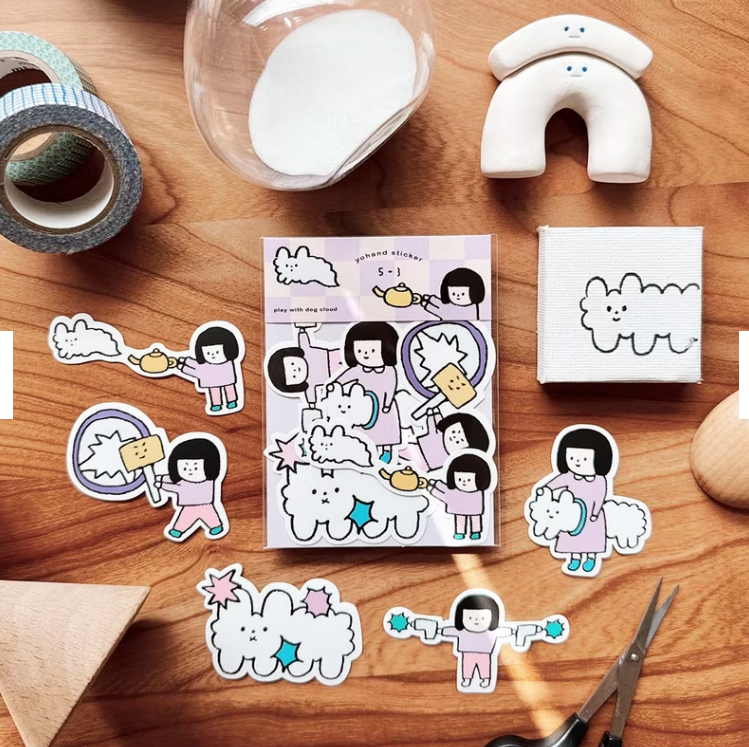 YOHAND Waterproof medium stickers play