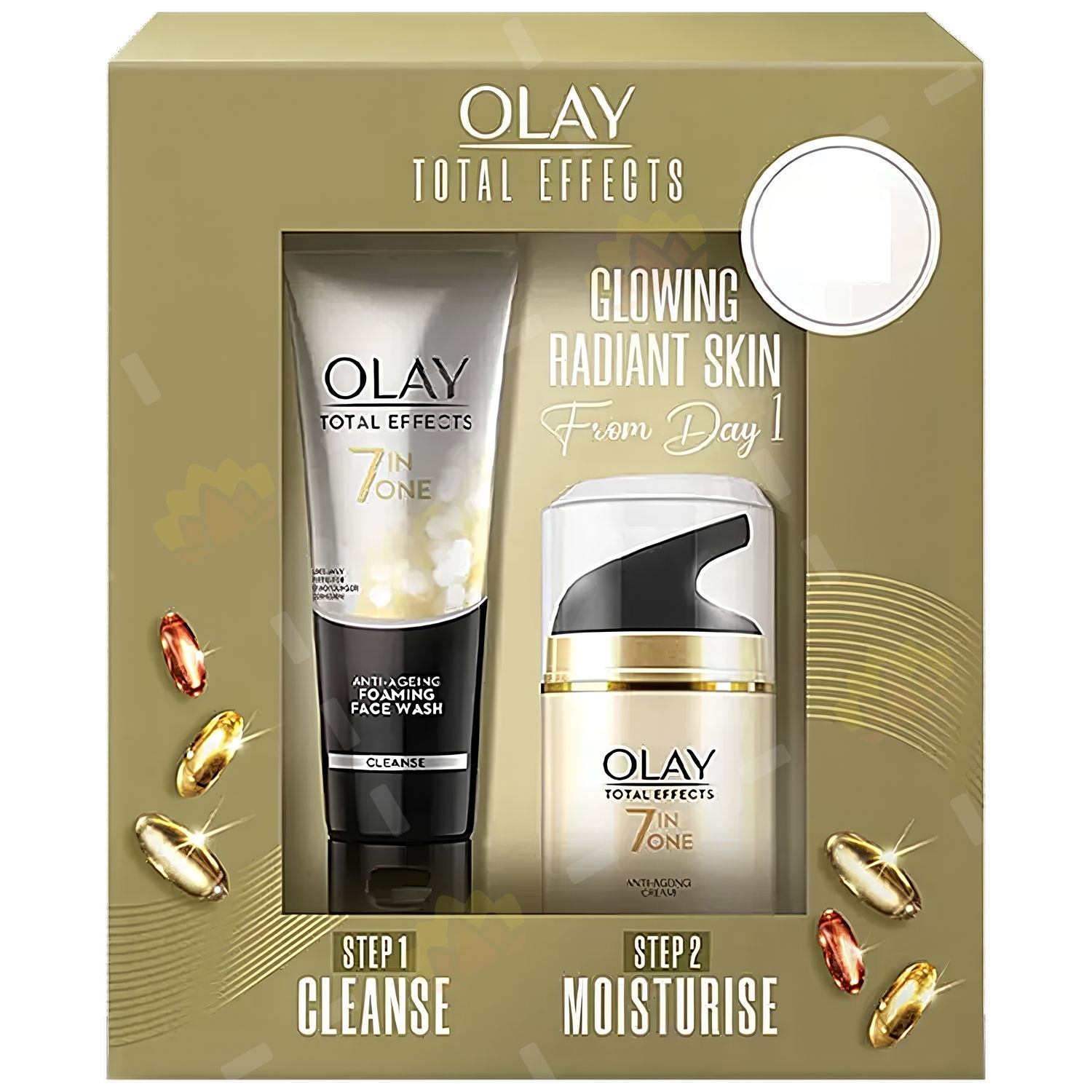 Olay 7合一多元修護日霜SPF15 50g + 洗面奶 100g 套裝
