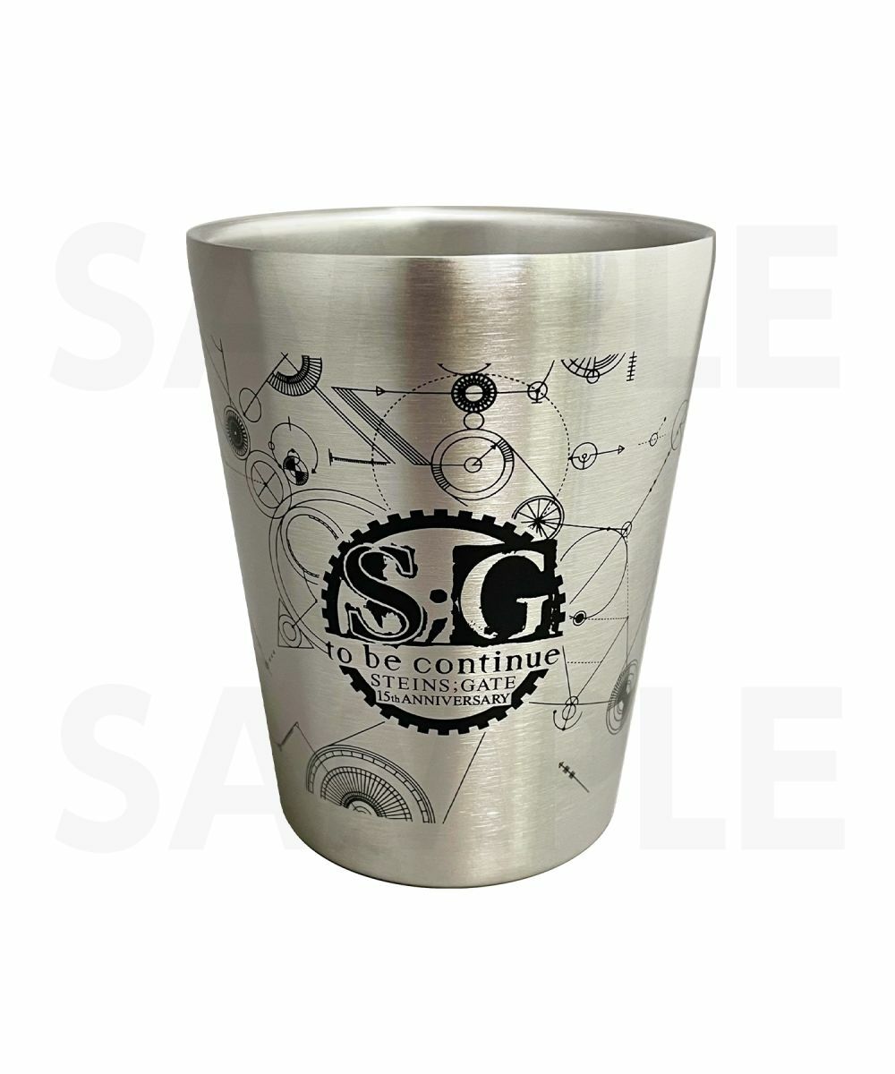 預購-【命運石之門 15th】 不鏽鋼杯【日本進口精品】