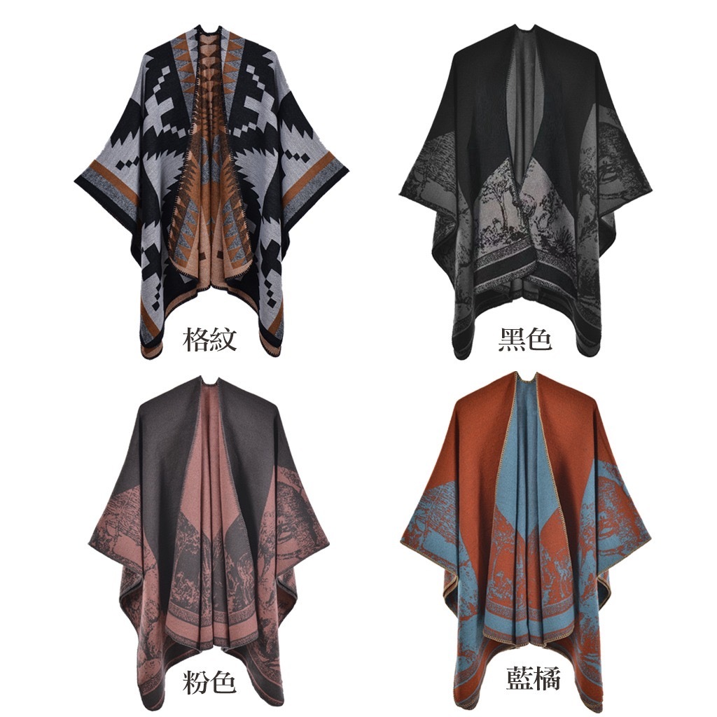 菈馥Lafu專櫃級高訂羊絨感大披肩