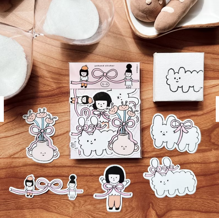 YOHAND Waterproof medium stickers ribbon