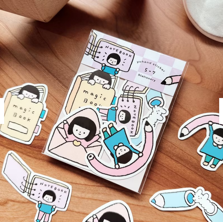 YOHAND Waterproof medium stickers magical stationery