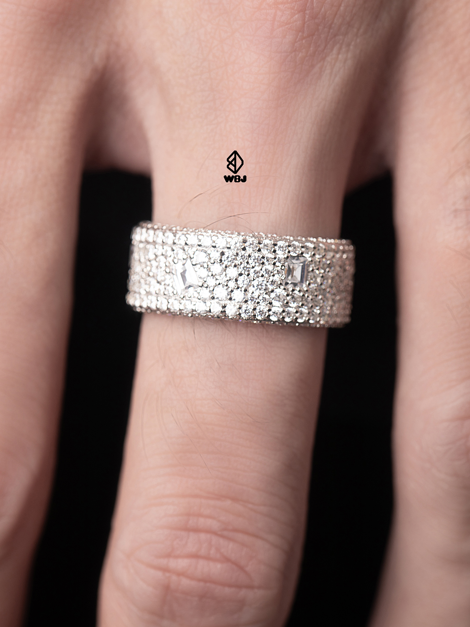 WBJ  滿鑲阿斯切戒指