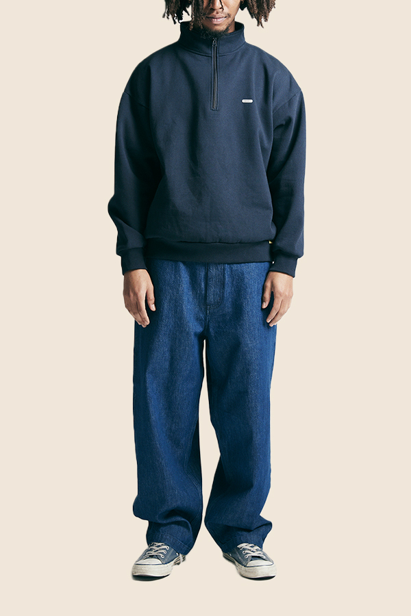 FARAH -  BAGGY 牛仔褲（天空藍）