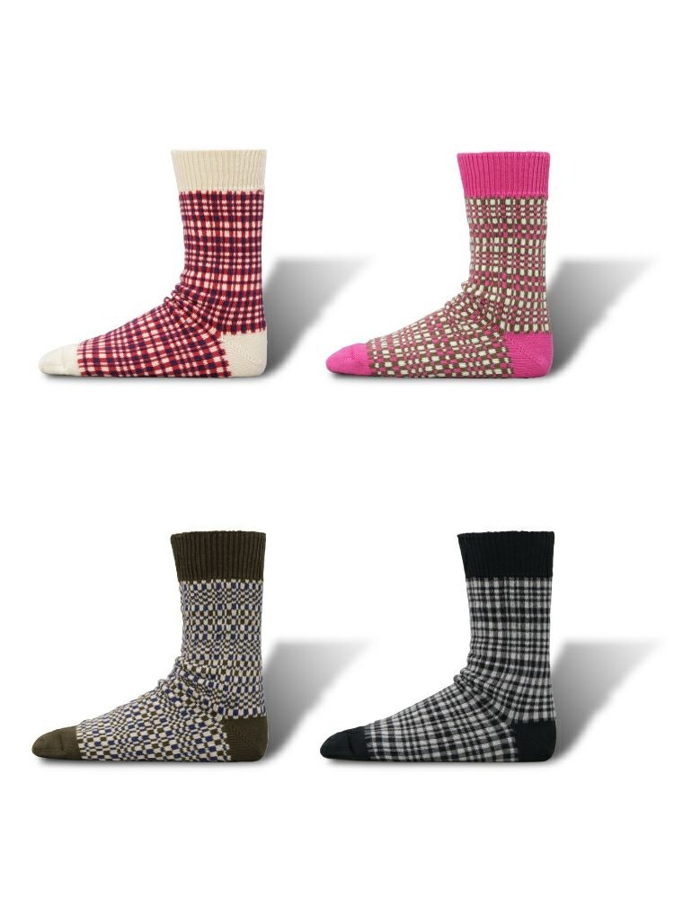 BNB Jaquard Socks Plaid