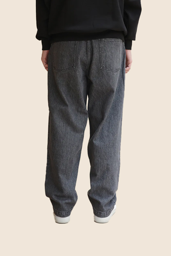 FARAH -  BAGGY 牛仔褲（深灰）