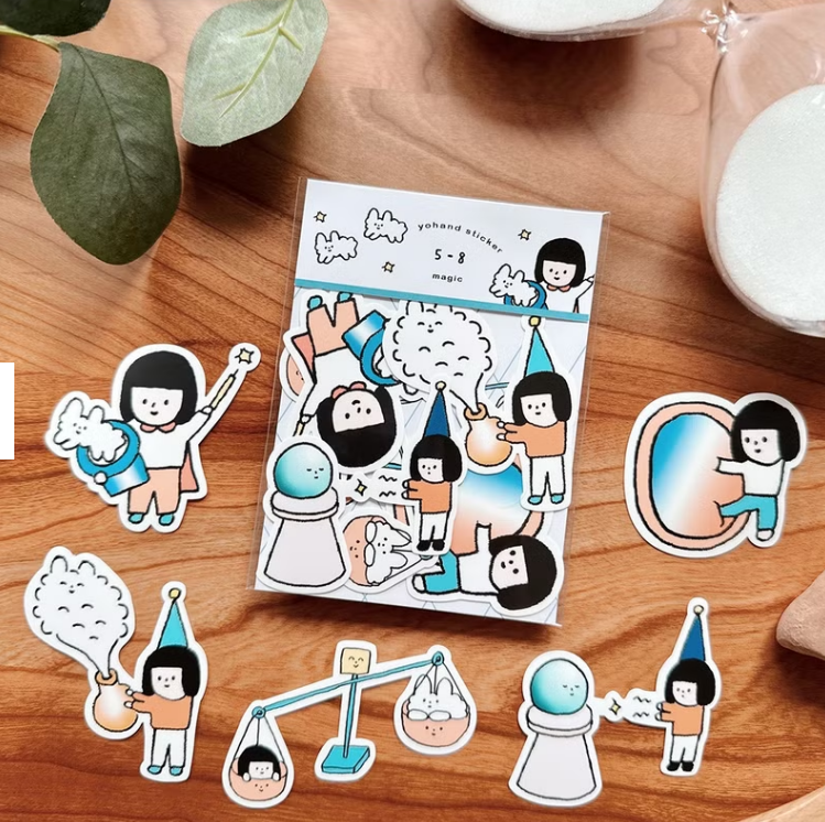 YOHAND Waterproof medium stickers magic