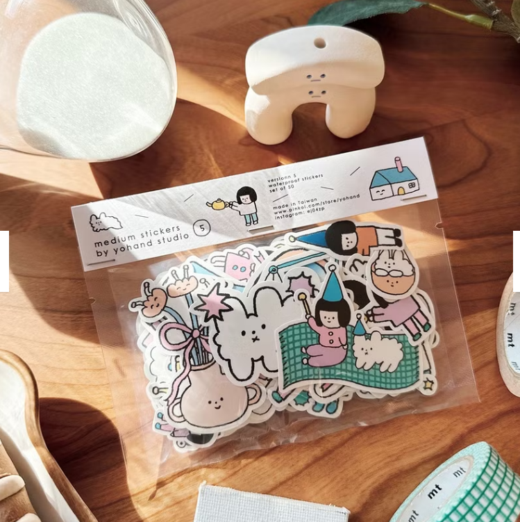 YOHAND Waterproof medium stickers all