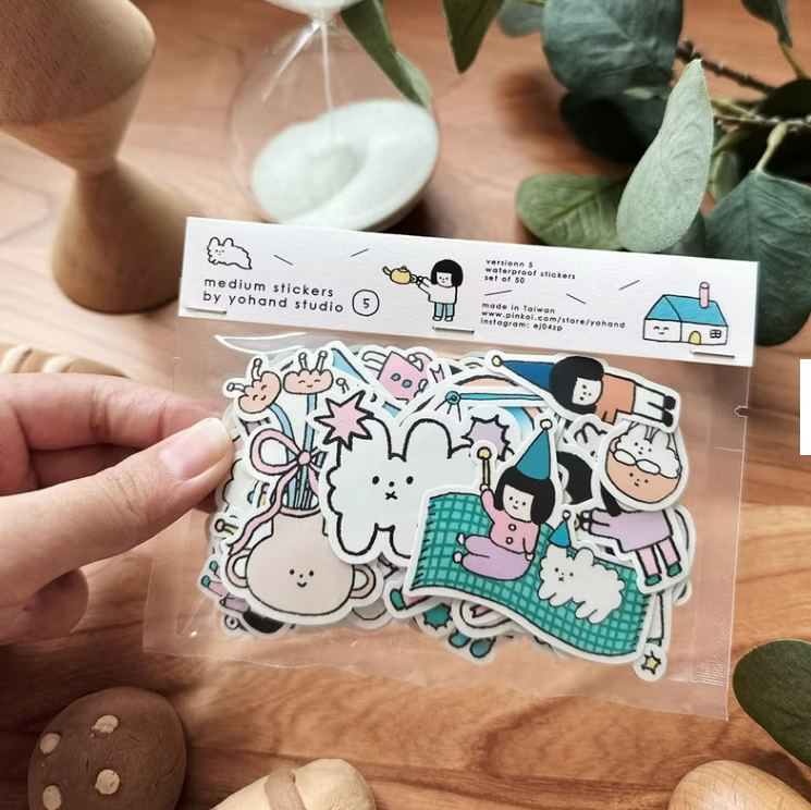 YOHAND Waterproof medium stickers all