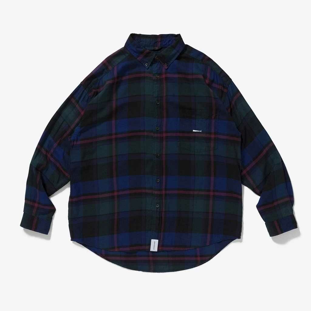 2021SS DESCENDANT HYANNIS B.D LS SHIRT 格紋口袋襯衫預購