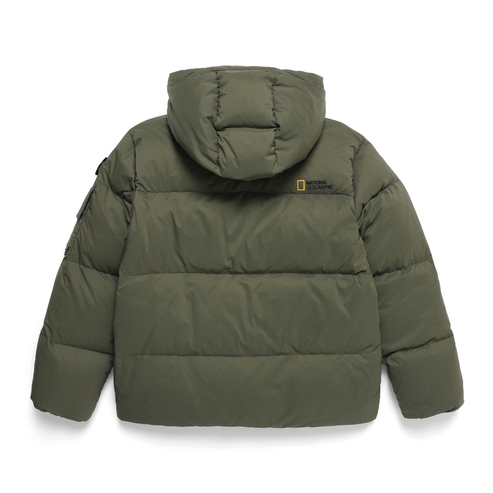 Unisex GOLDEN MOLE Hooded Down Jacket - K/MOCHA