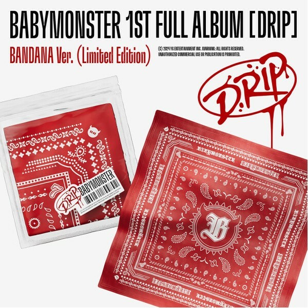 BABYMONSTER ~ DRIP (BANDANA VERSION Limited Edition)