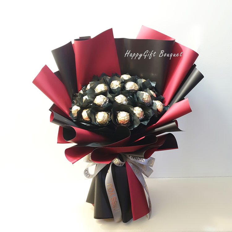 21朵最愛金莎花束,21 favorite ferrero rocher bouquet