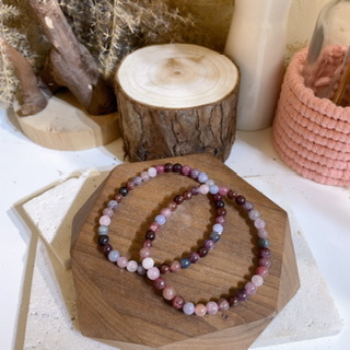 彩尖晶石手串 5mm