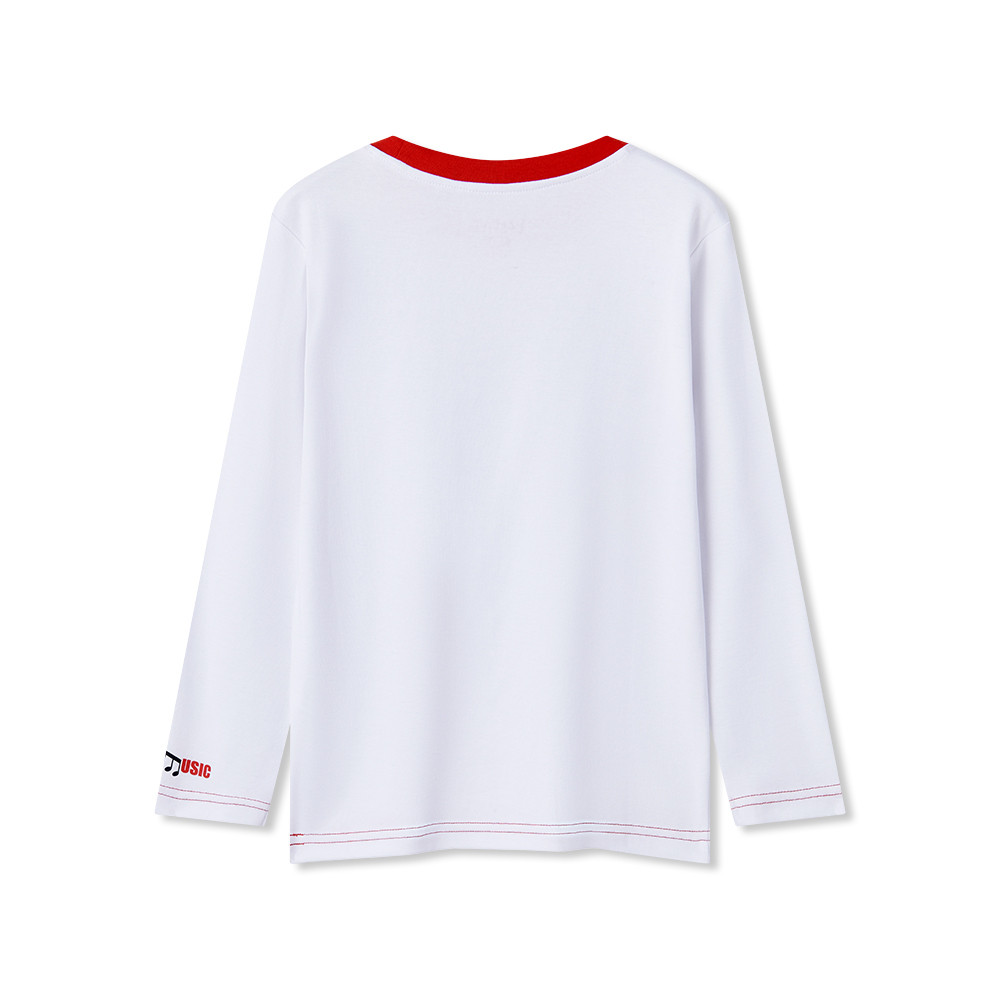 男童長袖印花T恤