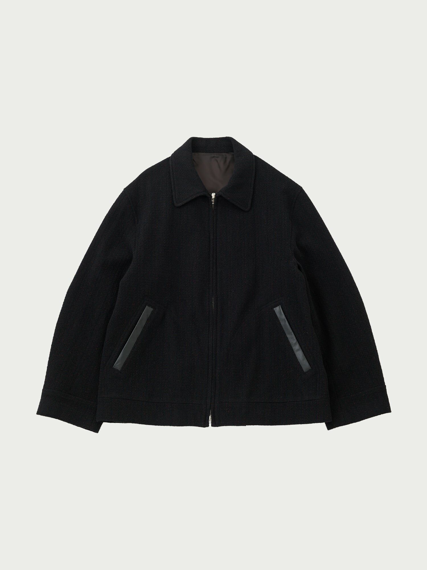 URU TOKYO - Zip up blouson / BLACK
