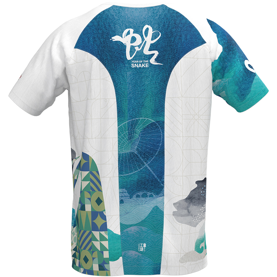 江湖跑堂《蛇緣》運動跑服︱月白