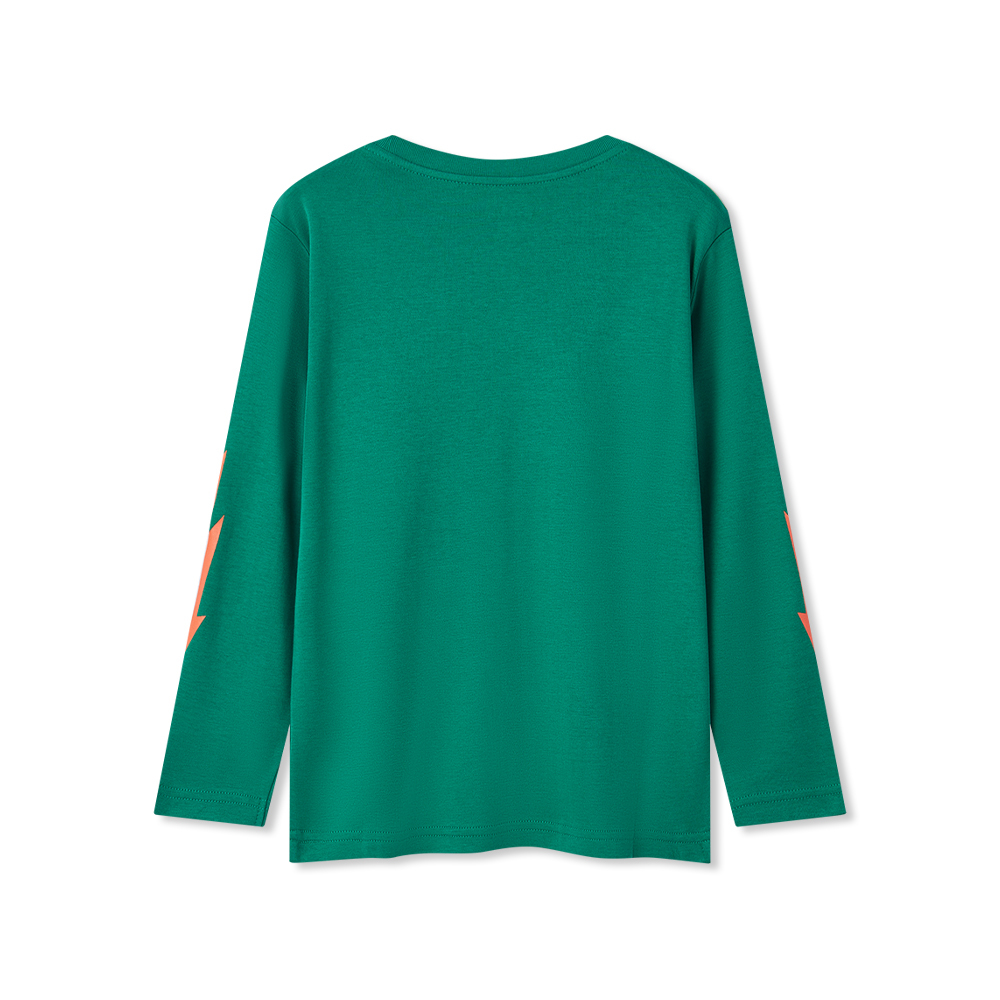 男童長袖印花T恤