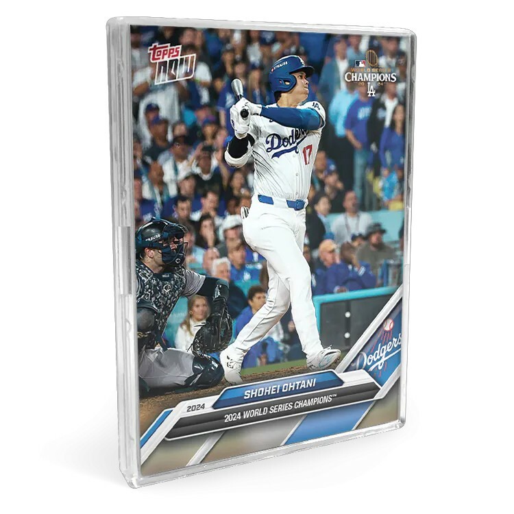 ＜快速出貨 絕版＞Topps美國正版授權 2024 World Series Champions - Los Angeles Dodgers MLB  道奇隊冠軍套卡 14+1張 世界大賽