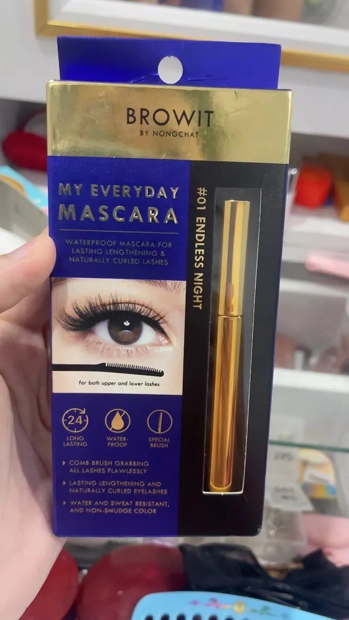 泰國 Brownit  超防水防汗睫毛膏 藍盒 Browit  根根分明